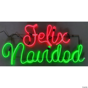 led lighted feliz navidad sign~va1022-a02
