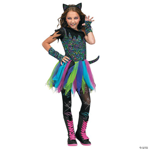 girl& 8217 s wild cat costume large~fw123492lg