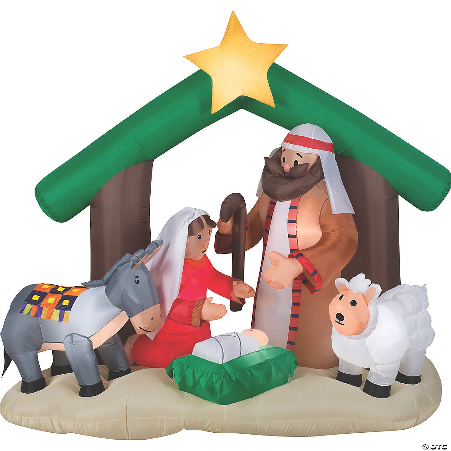 72 outdoor blow up inflatable holy family nativity outdoor yard decoration~ss38401g