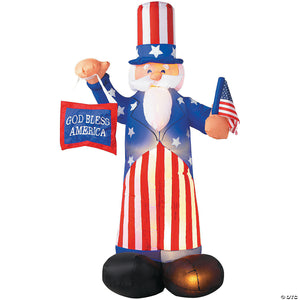 72 airblown light up uncle sam outdoor yard decoration~ss4850910g