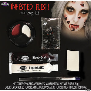 creepy crawlers makup kits infestd flesh~fw2729inf