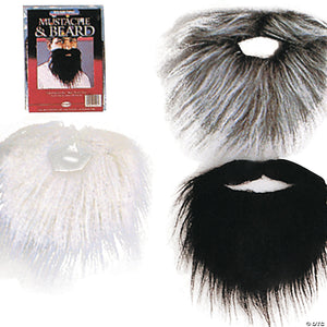 assorted mustaches & beards 24 pc ~fw9265