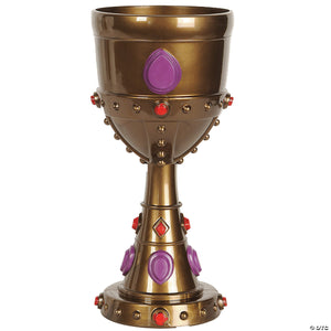 plastic jeweled goblet~bg57846