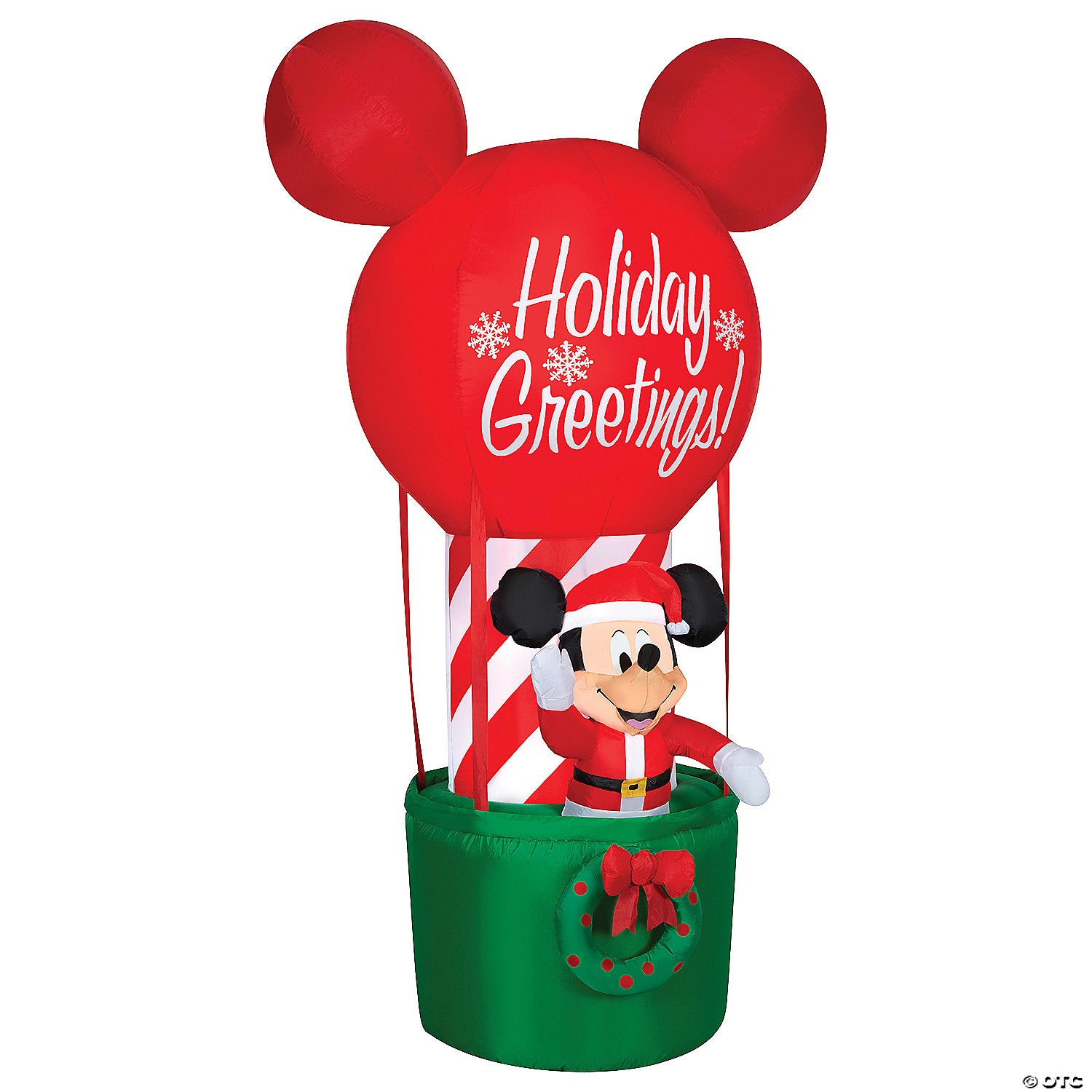 airblown& 174 mickey in hot air balloon 84 inflatable christmas outdoor yard decor~ss85352g