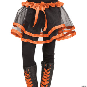 girl s ribbon tutu orange~fw90253or