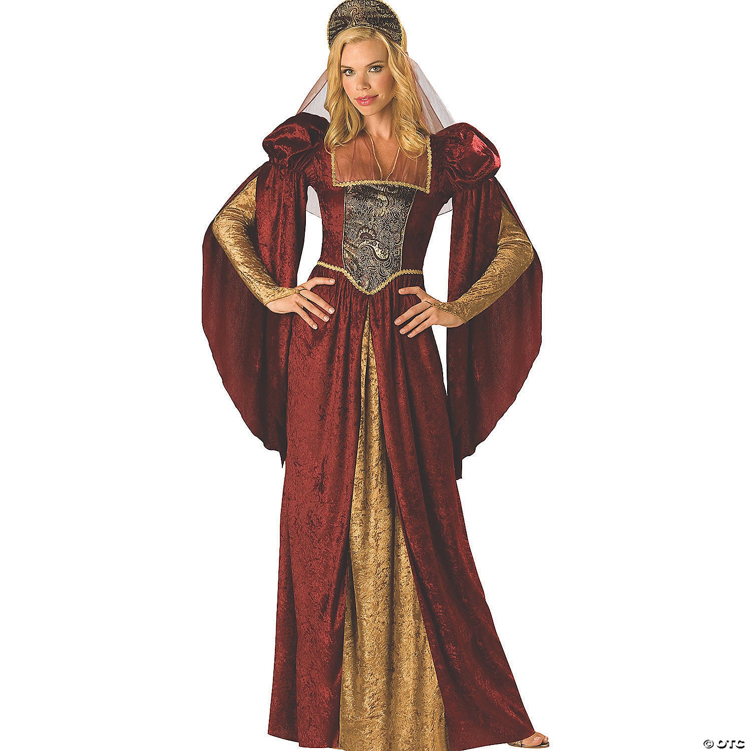 women s renaissance maiden costume medium~ic11013md