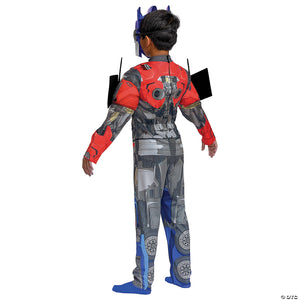 kids classic muscle transformers optimus prime t7 costume large~dg124659g-a02
