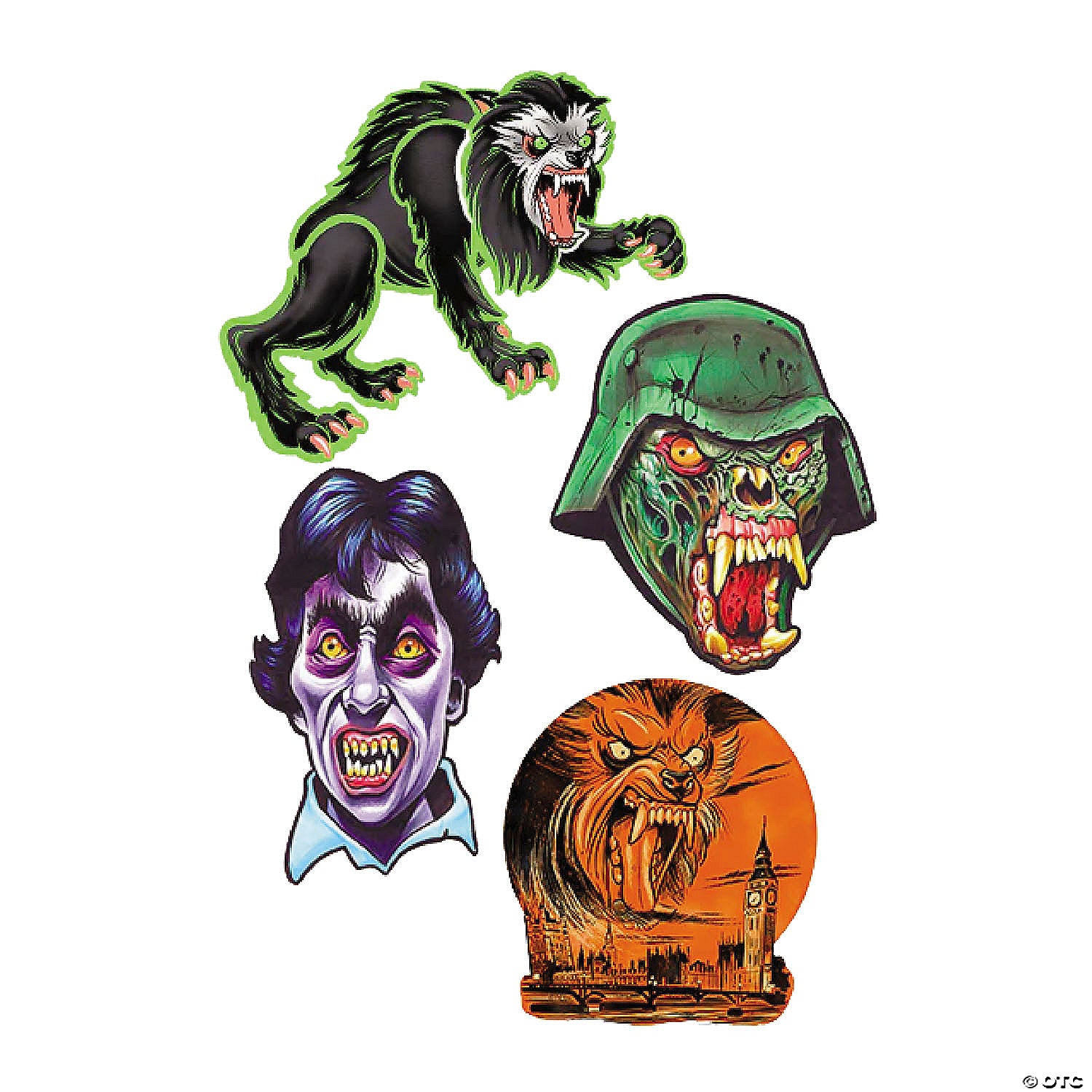 american werewolf in london& 8482 wall decoration cutouts series 1~mamcus103