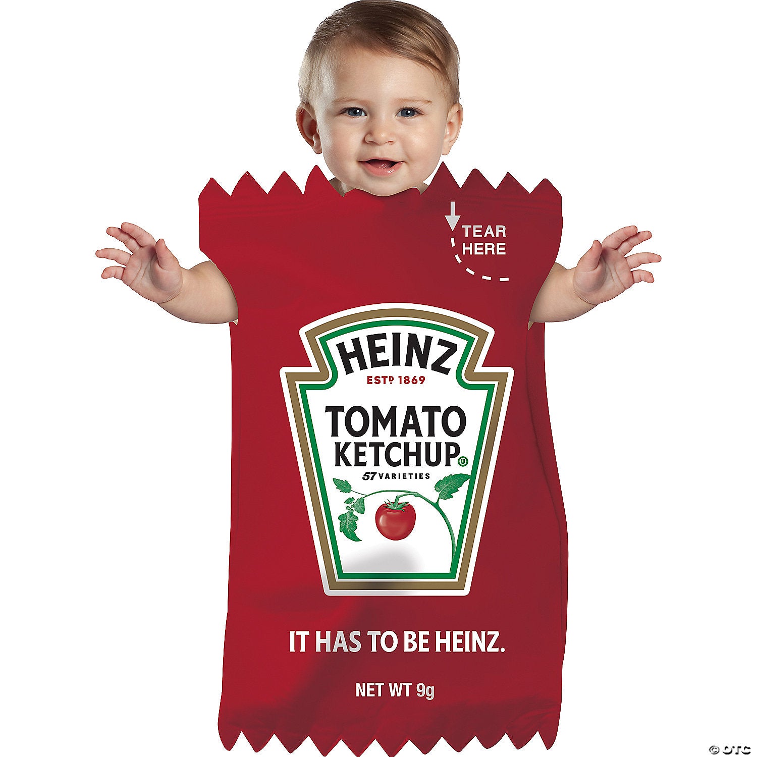 heinz ketchup packet bunting costume~gc4870