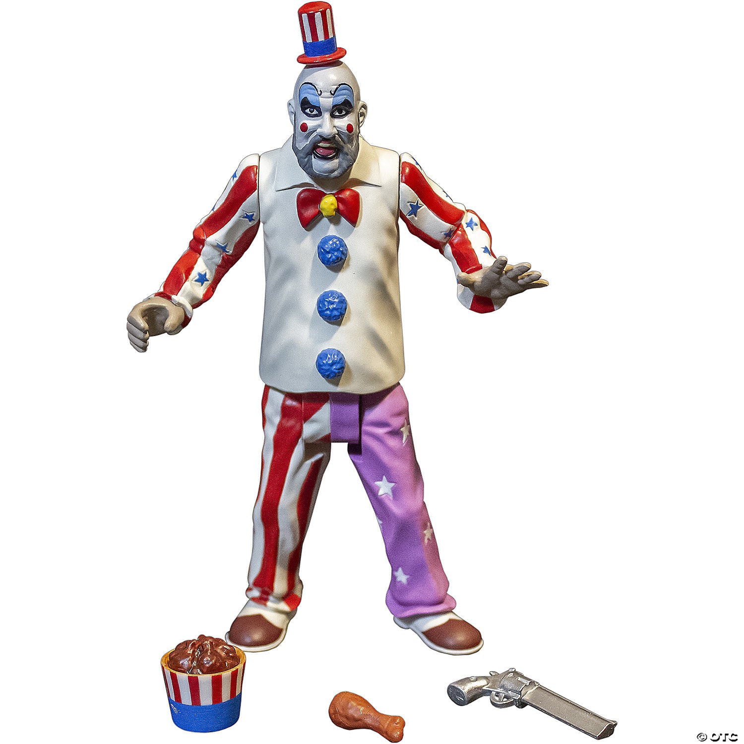 5 house of 1000 corpses& 8482 finger lickin& 8217 pistol whippin& 8217 captain spaulding action figure~mattgm140