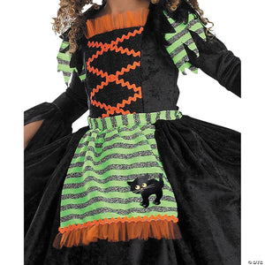 toddler girl& 8217 s witch storybook costume 3t 4t~dg2179m-a02