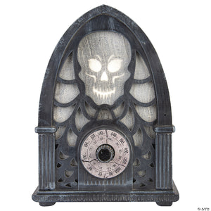 12 inch light up black haunted radio~ss229041g