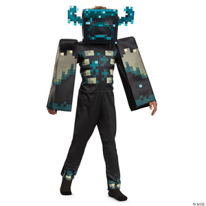 kids deluxe minecraft& 8482 warden costume large 10 12~dg155569g