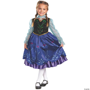 girl& 8217 s deluxe frozen& 8482 anna costume medium~dg57005k