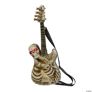 2 ft light up ukulele shaped plastic skeleton halloween decoration~atc00003-a01