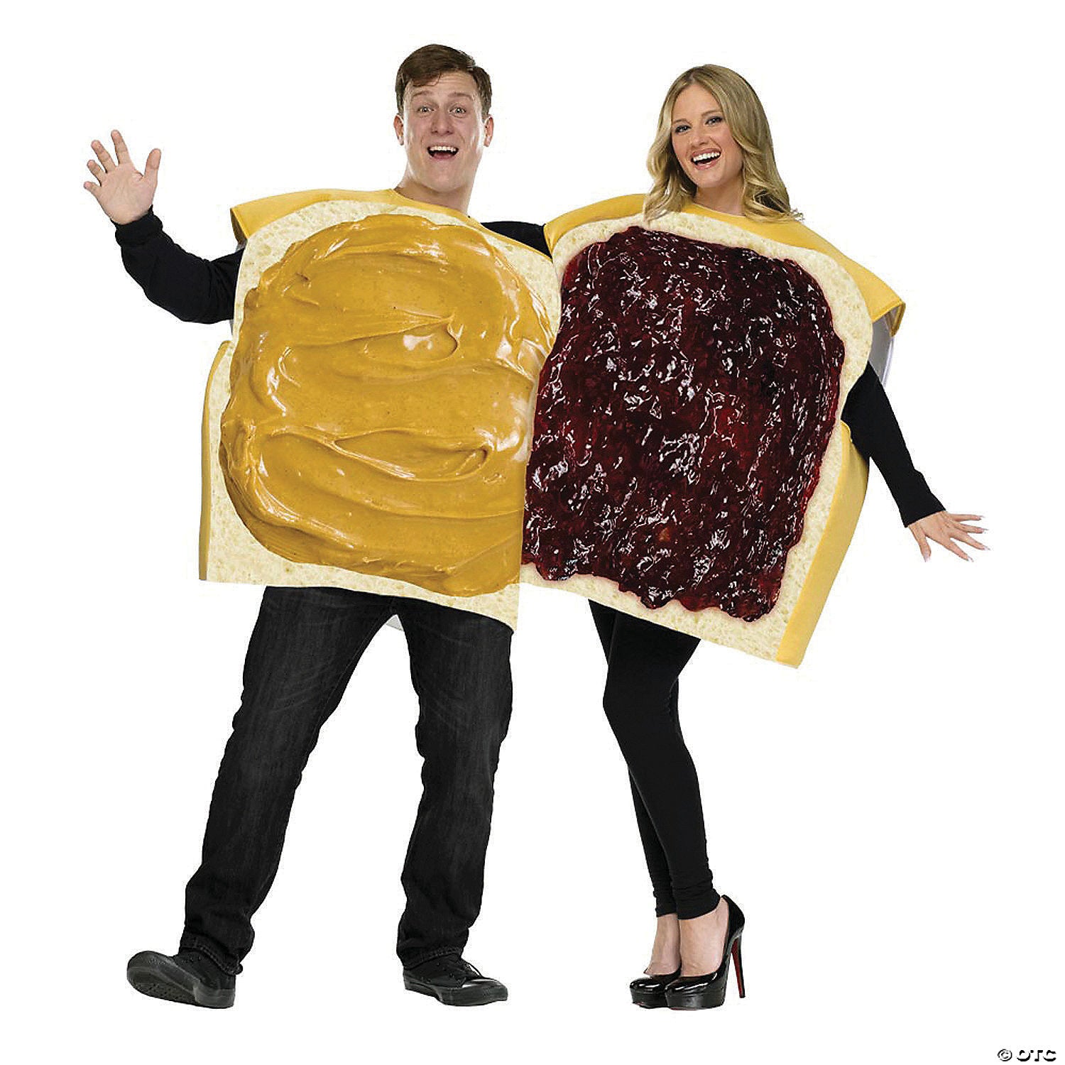 adult peanut butter and jelly couples costume~fw130924