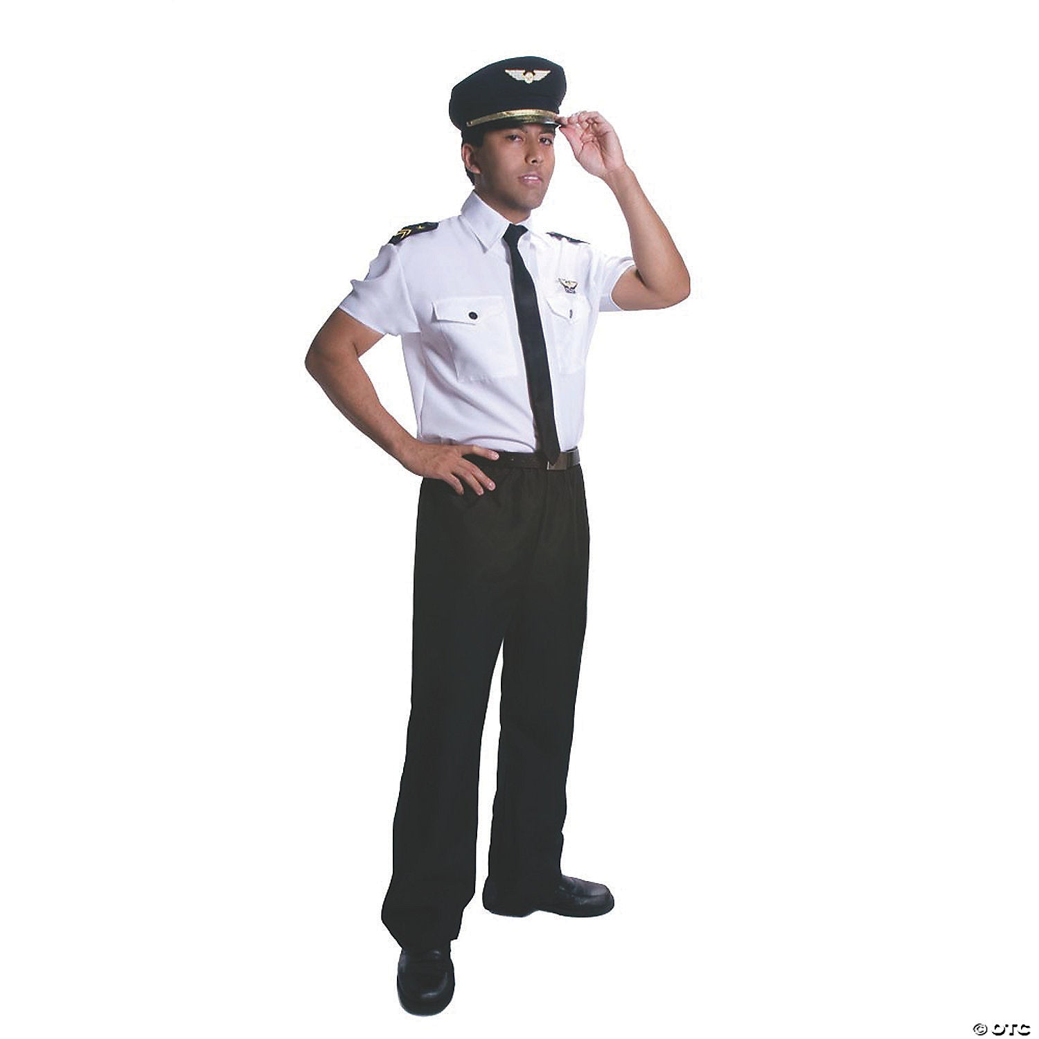 men s pilot costume large~up331lg
