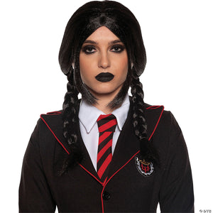 adults black gothic braids wig~ur30773os