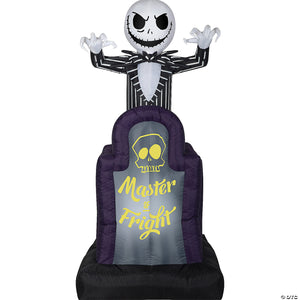 42 blow up inflatable nightmare before christmas master of fright jack skellington halloween outdoor yard decoration~ss221152g-a01