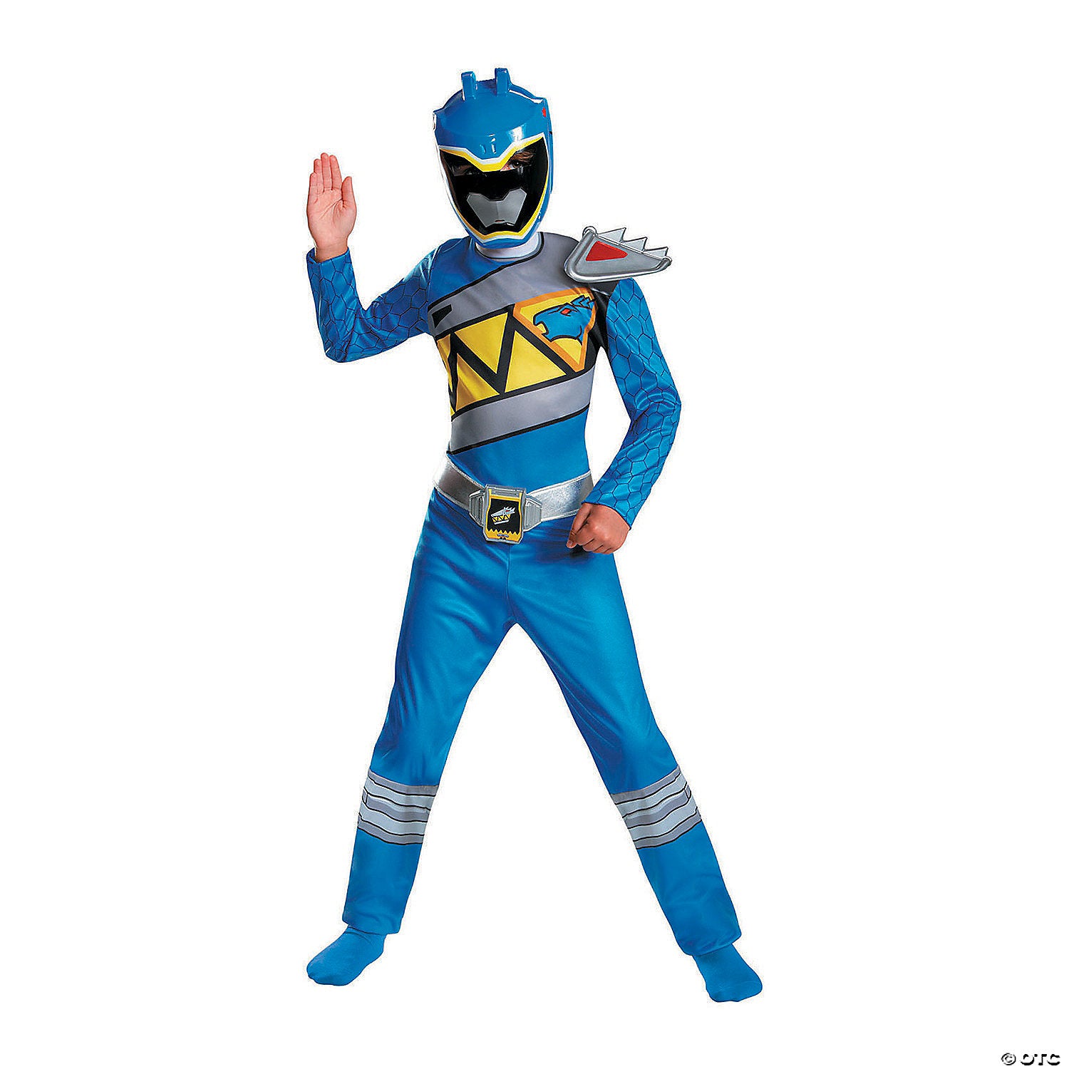 boy s classic mighty morphin power rangers& 8482 blue ranger dino costume extra small 4 6~dg82760l