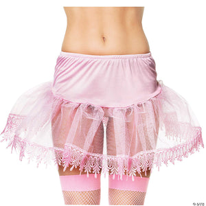teardrop lace petticoat pink~ua8999spk