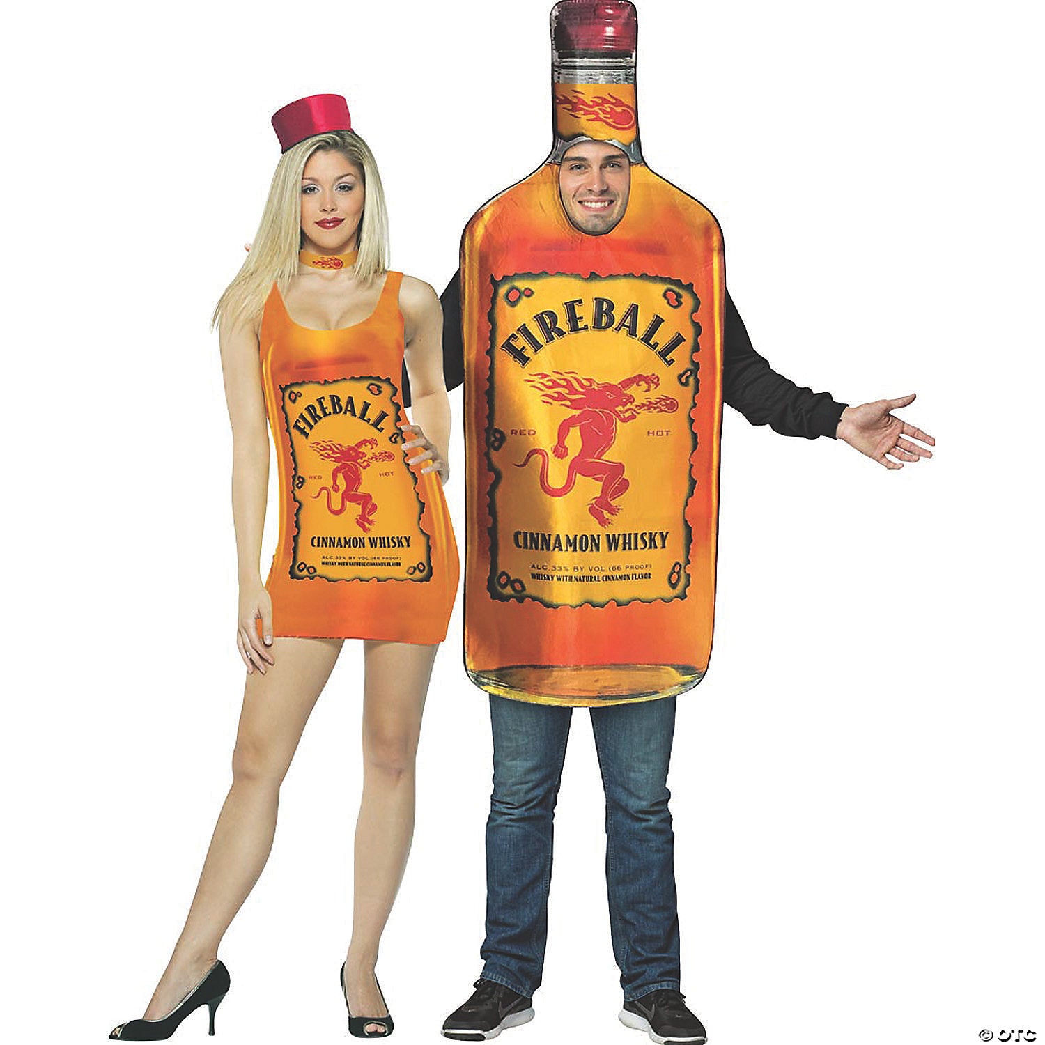 fireball tank dress & bottle couples costume~gc10201