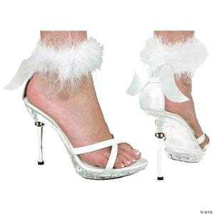 white high heel sexy angel shoes medium~ha50wtmd