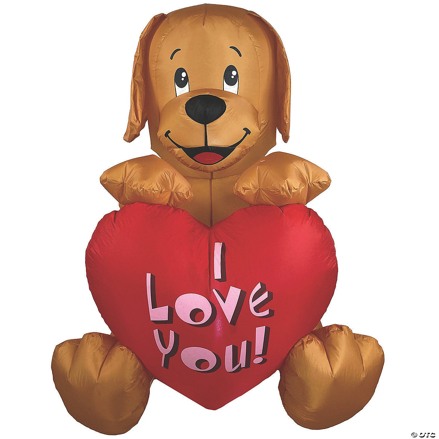 4 ft i luv u puppy inflatable outdoor yard decoration~va12002
