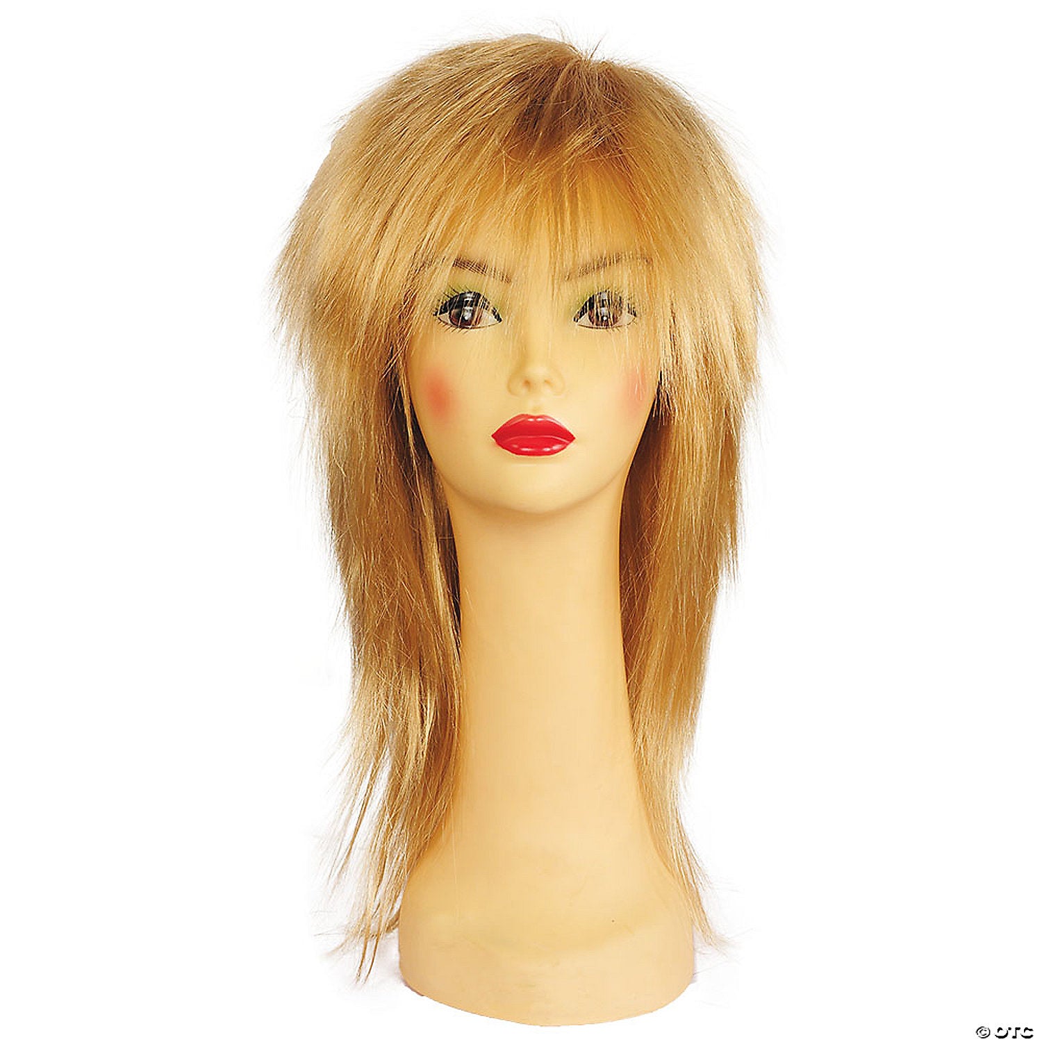 Long Punky Shag Wig Frosted Light Brown/Champagne Blonde 10/22