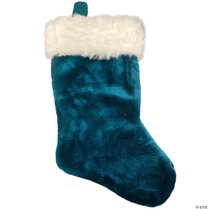21 green santa christmas stocking~ae3221g