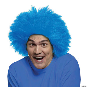 adults blue fun wig~mr179530