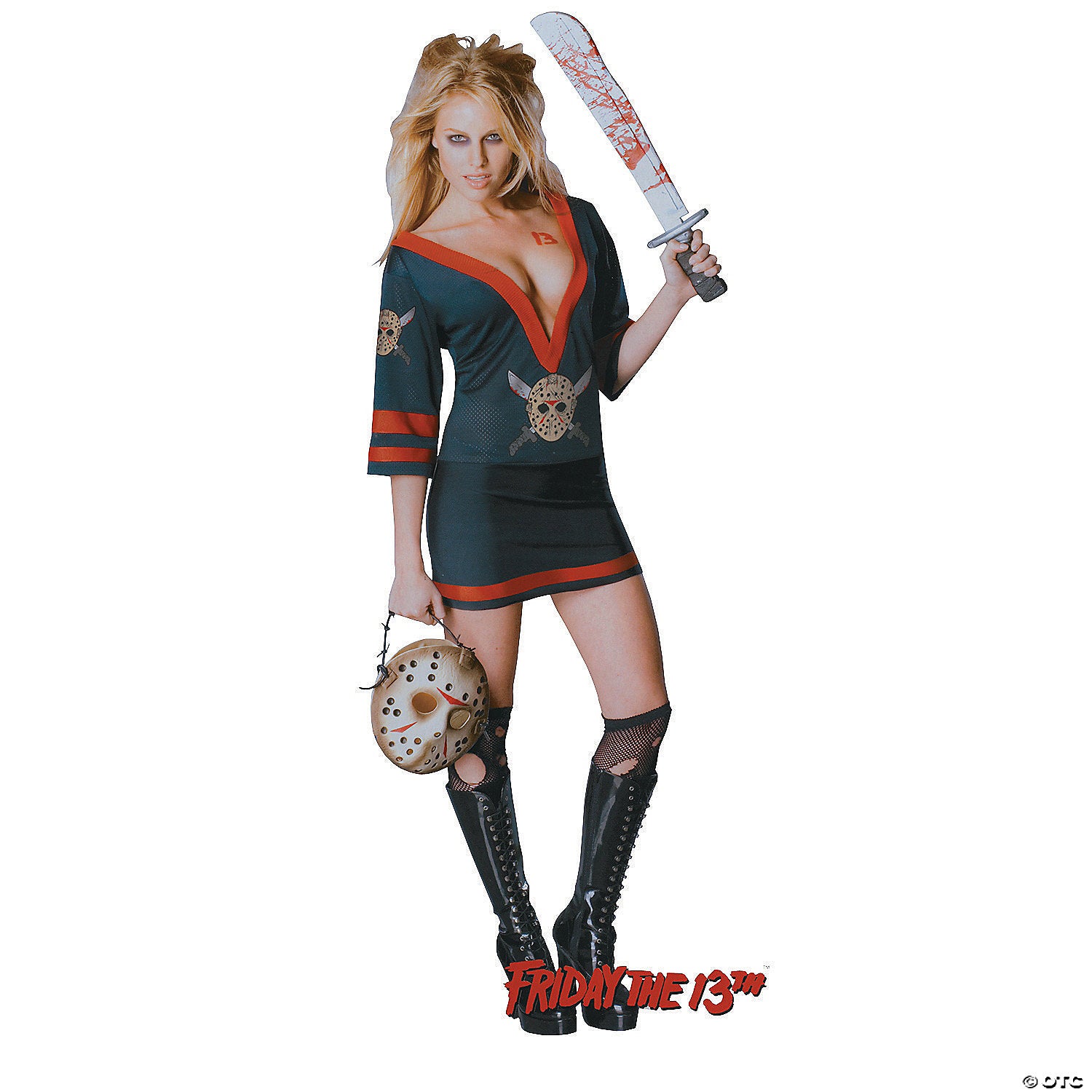women& 8217 s miss sexy friday the 13th voorhees costume large~ru888822lg