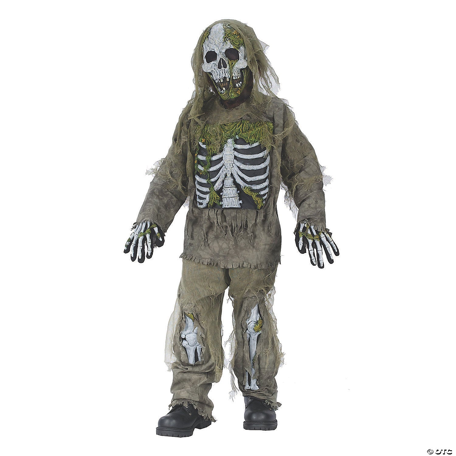 boy s skeleton zombie costume medium~fw5919md