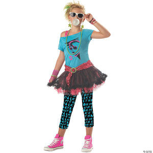 girl s 80s valley girl costume medium~cc00399md