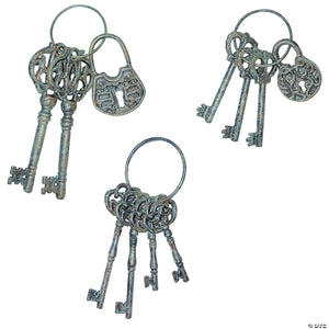 metal lock and keys costume accessory prop~ss94472-a01