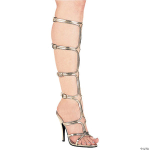 women s gold strap up high heel sandal size 11~ha126gd11