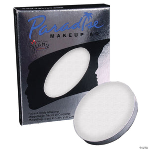 mehron paradise pro aq& 8482 makeup single refill white~dd531