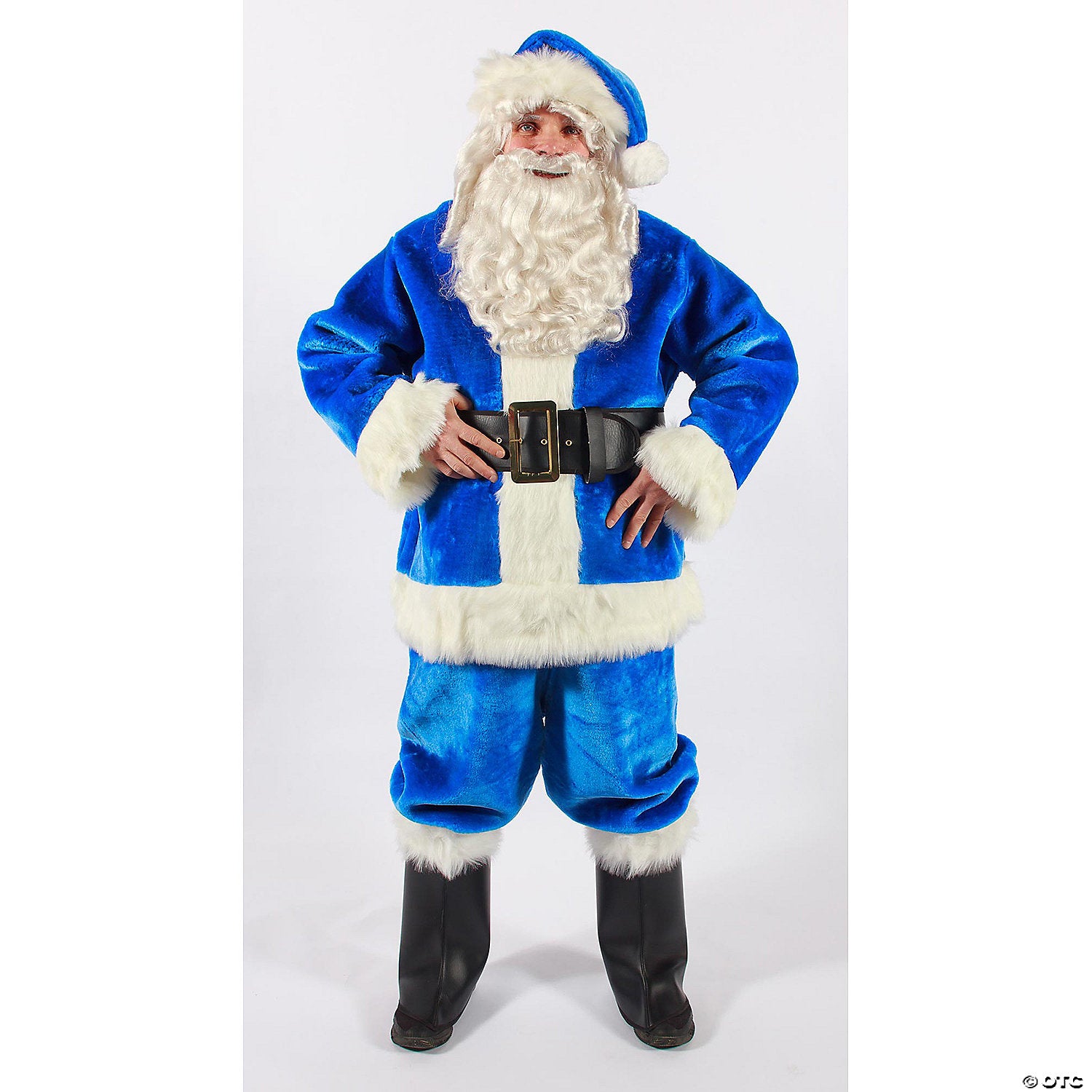 blue plush santa suit~ae399bxl