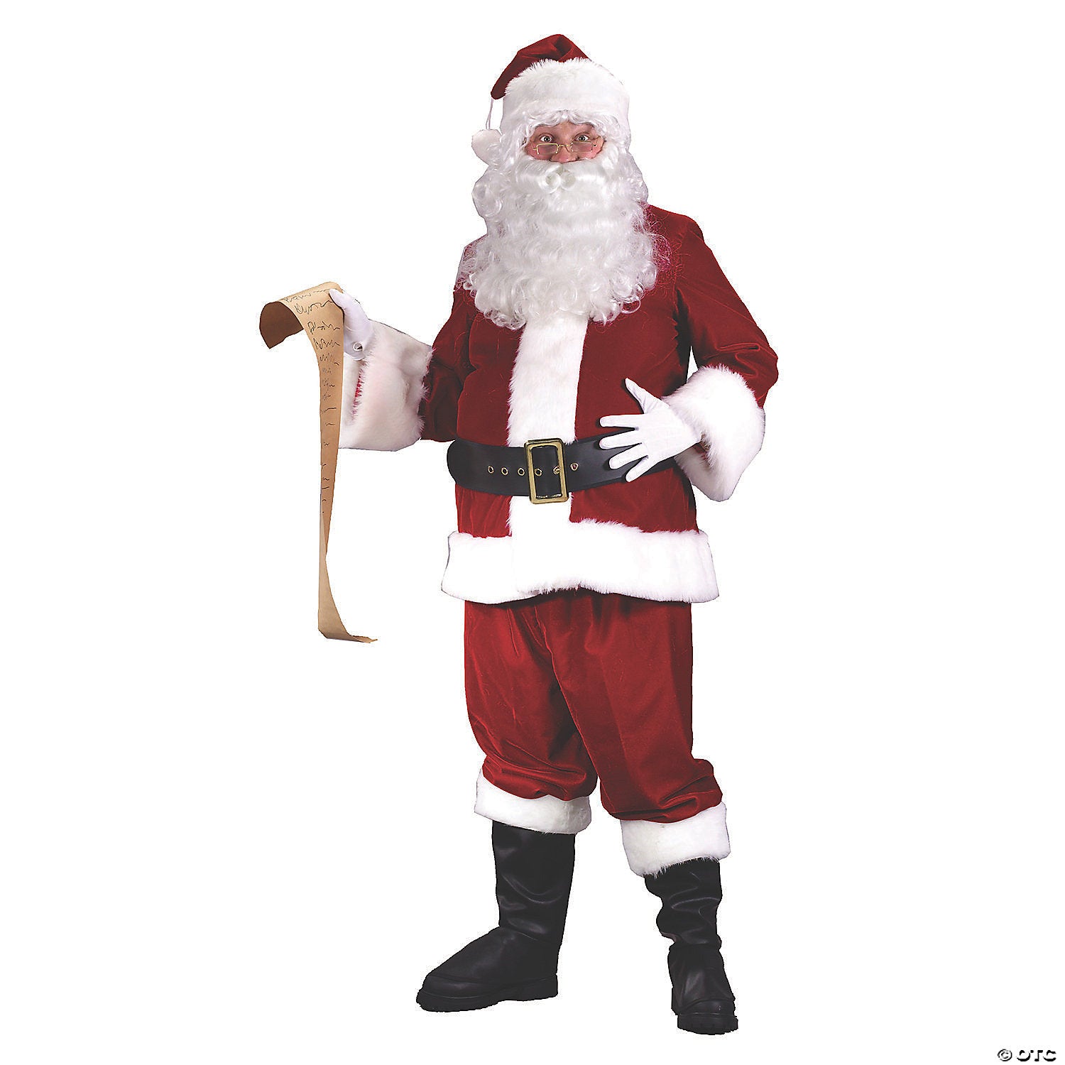 adult& 8217 s plus size ultra velvet santa suit costume 3xl~fw7545