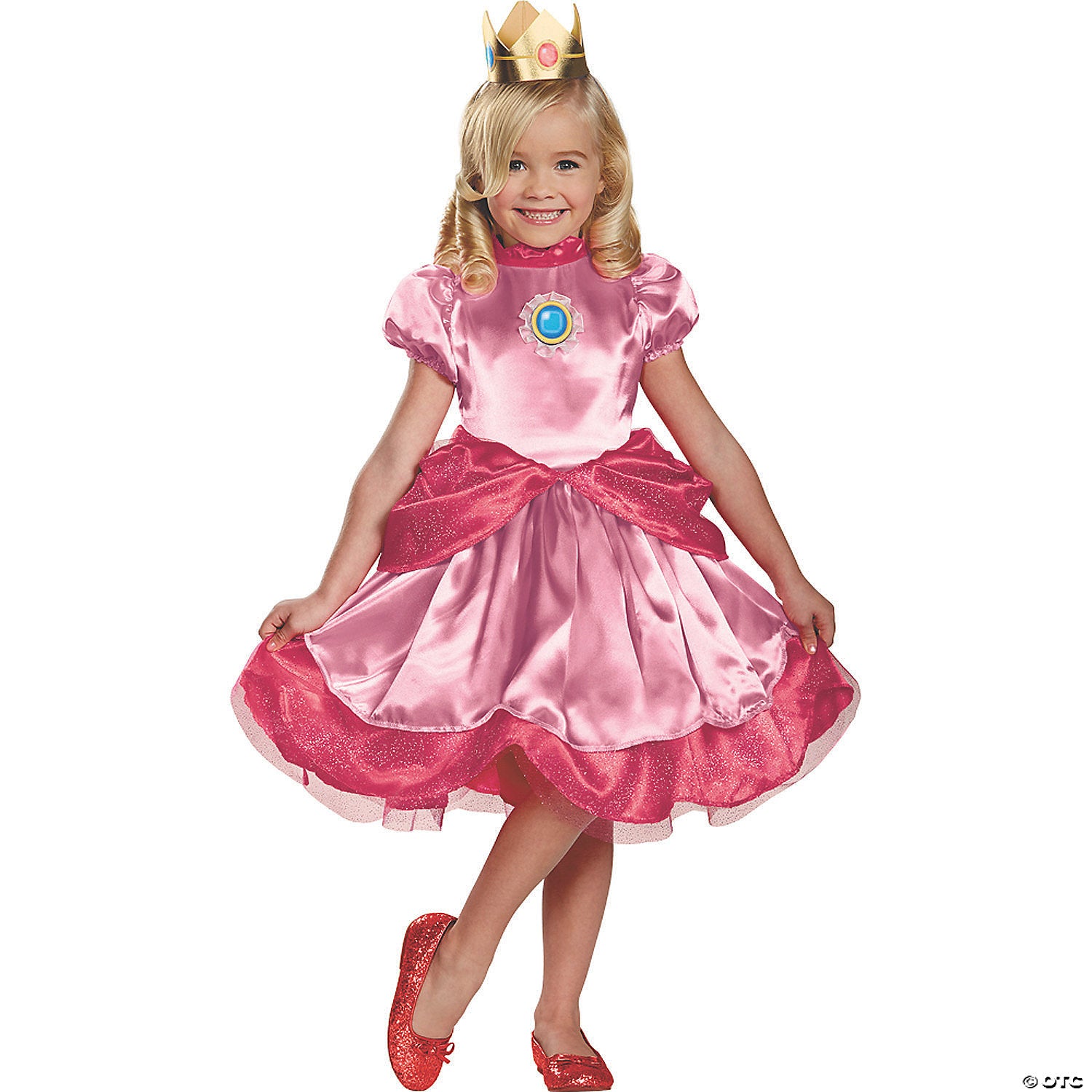 toddler s deluxe princess peach costume 3t 4t~dg73686m