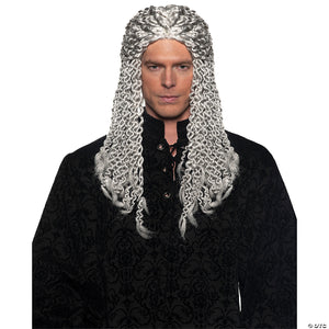 adults silver dreads wig~ur30770os