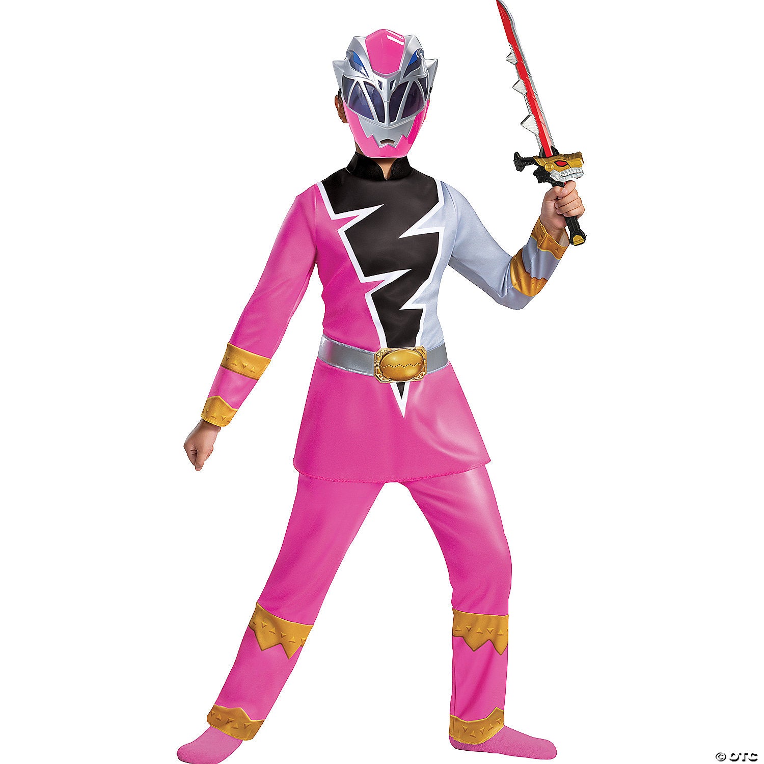 girl s deluxe pink ranger dino fury costume small~dg115909l-a03