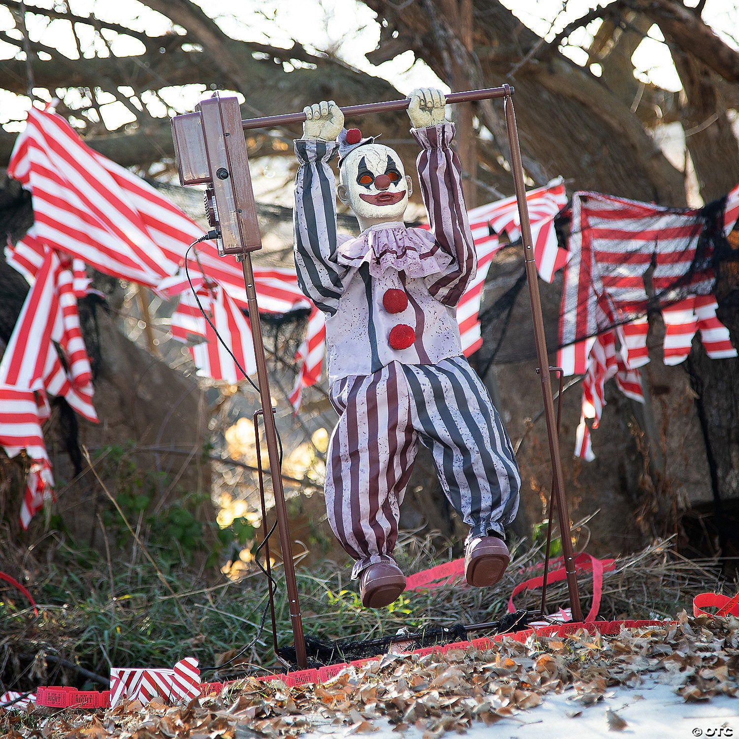 3 ft animated tumbling clown doll halloween decoration~mr124882-a02