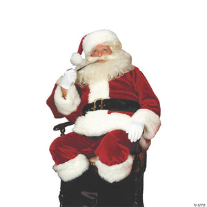 adult& 8217 s crimson imperial santa suit costume large~ru2393