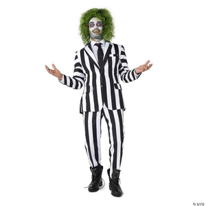 men s beetlejuice& 8482 suit costume size 38~obas1033sm-a04