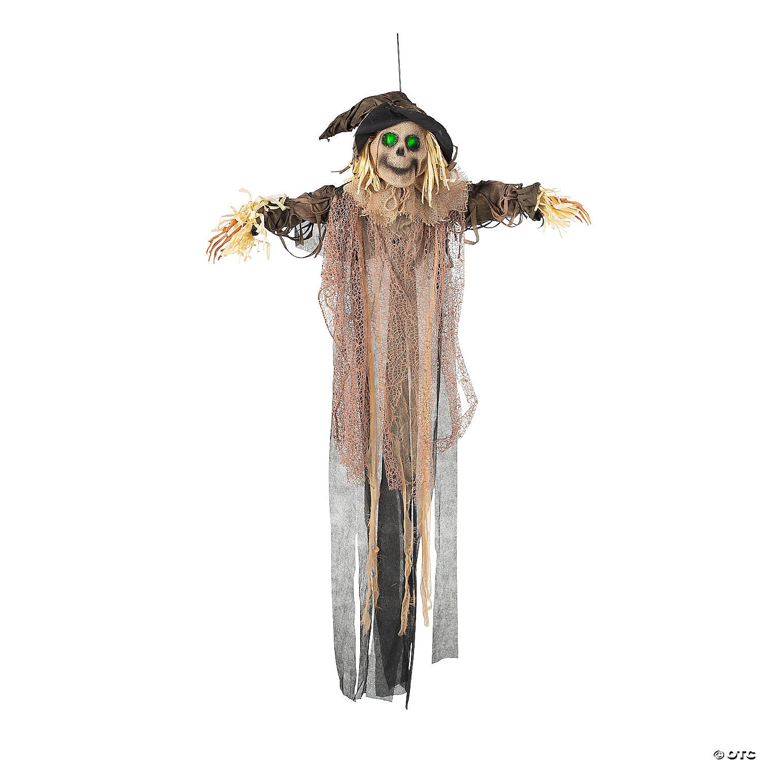 4 light up hanging skeleton scarecrow halloween decoration~atc00054-a02