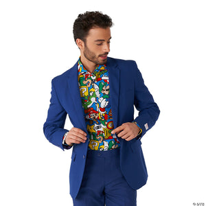 men s super mario& 8482 dress shirt small 38 40~ossm0028sm-a04