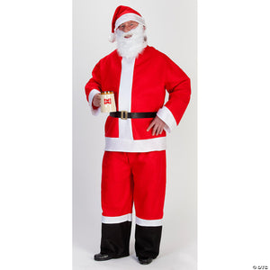 adult men& 8217 s 5 piece saloon spree santa suit large~ae4000lg