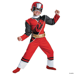 toddler muscle ninja steel red ranger costume 3t 4t~dg18812m-a01