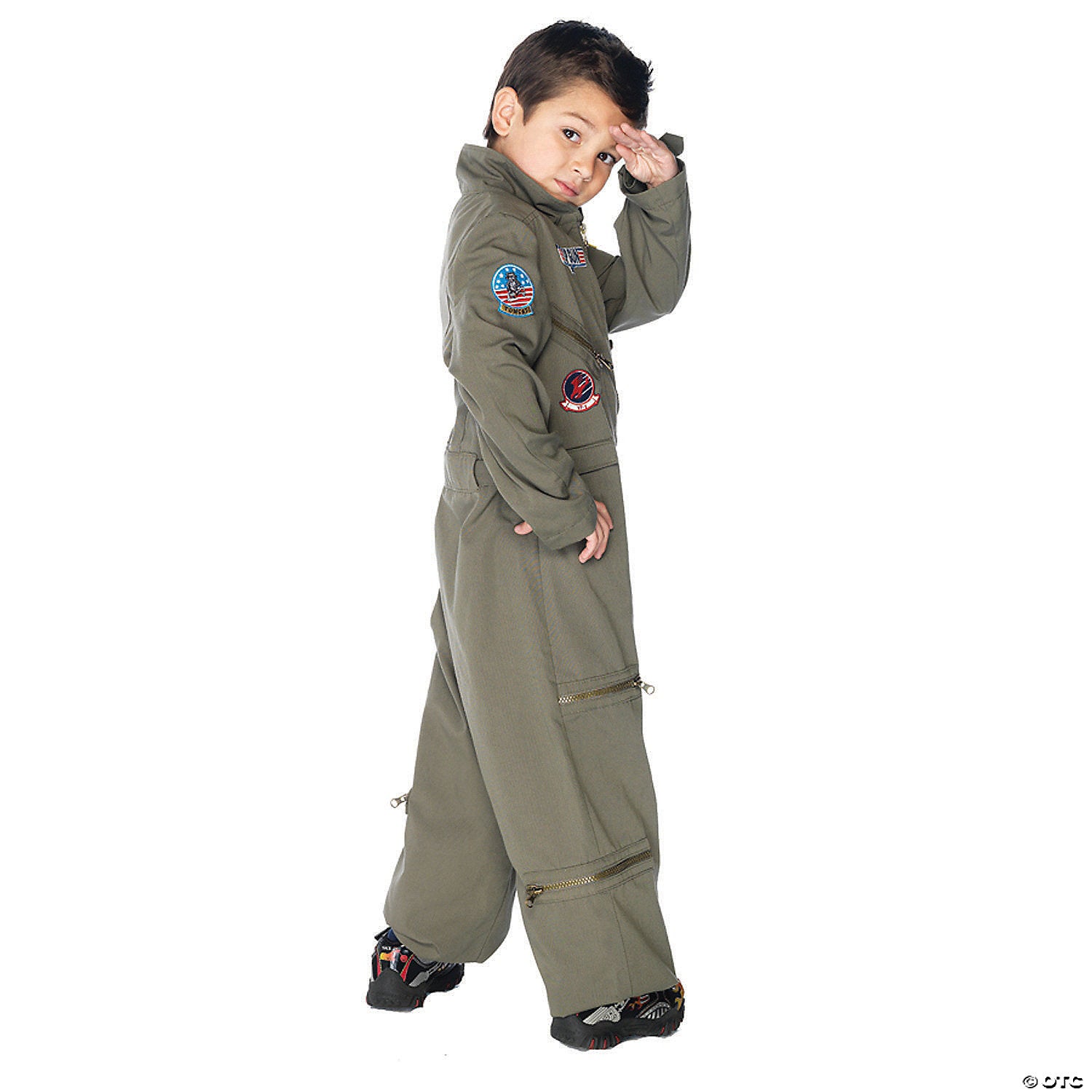 boy s top gun flight suit costume extra small~uatg48164xs-a01